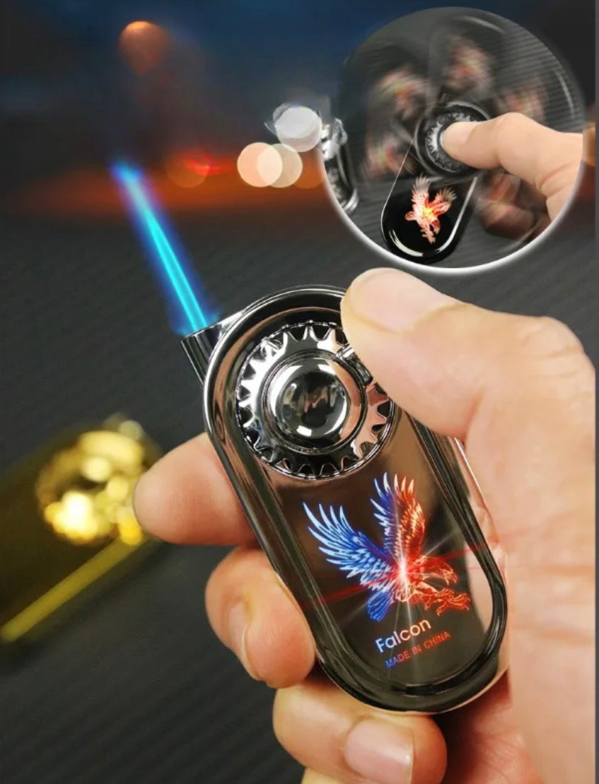 Creative Gear Rocker Arm Ignition Lighter, Metal Wind Proof Lighter Creative Gear Rocker Arm Ignition Lighter, Metal Wind Proof Lighter